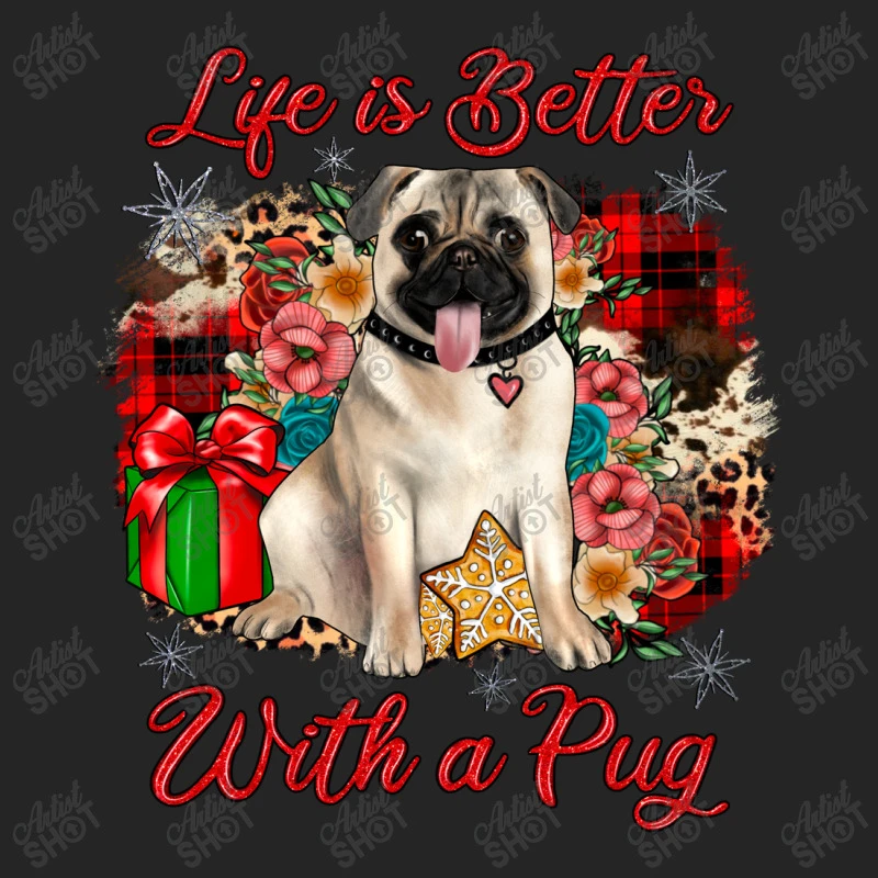 Christmas Life Is Better With A Pug Unisex Hoodie 5 Christmas Life Is Better With A Pug Unisex Hoodie - Image 5