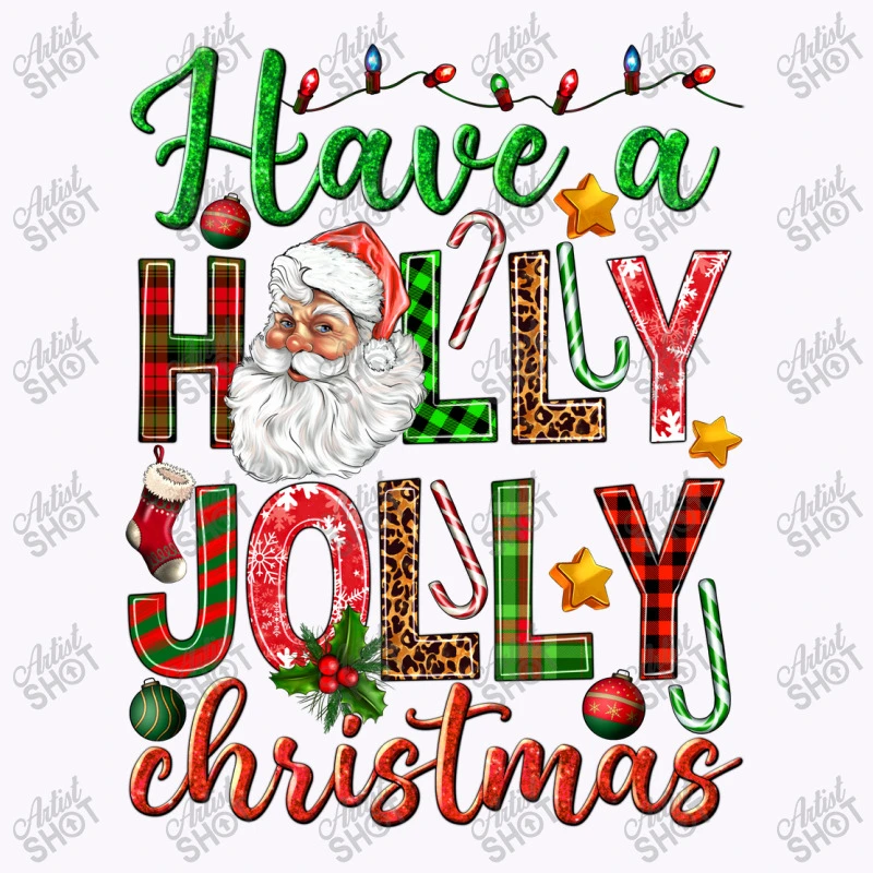 Have A Holly Jolly Christmas Tank Top 5 Have A Holly Jolly Christmas Tank Top - Image 5
