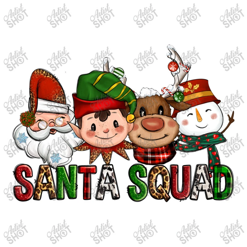 Christmas Santa Squad Crewneck Sweatshirt 5 Christmas Santa Squad Crewneck Sweatshirt - Image 5