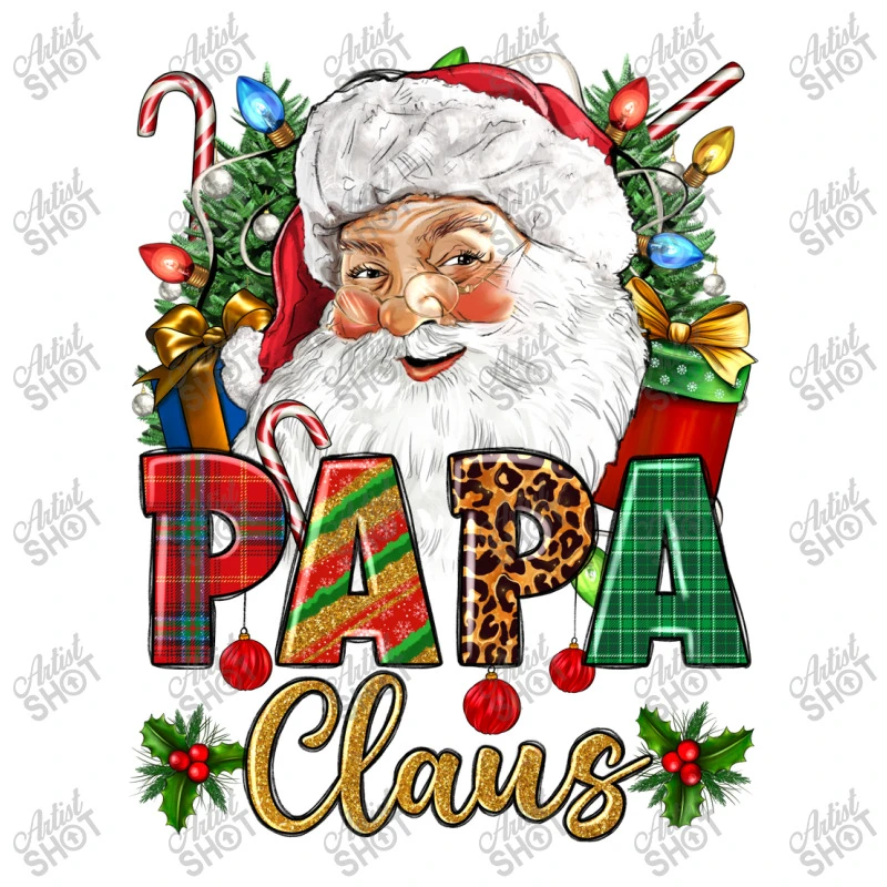 Papa Claus Christmas Youth Tee 5 Papa Claus Christmas Youth Tee - Image 5