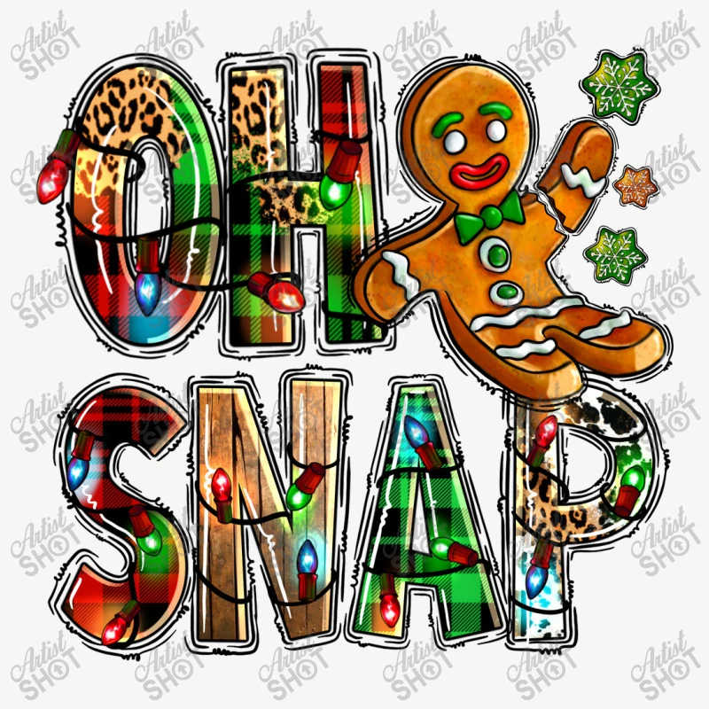 Oh Snap Christmas Ladies Fitted T-Shirt 5 Oh Snap Christmas Ladies Fitted T-Shirt - Image 5
