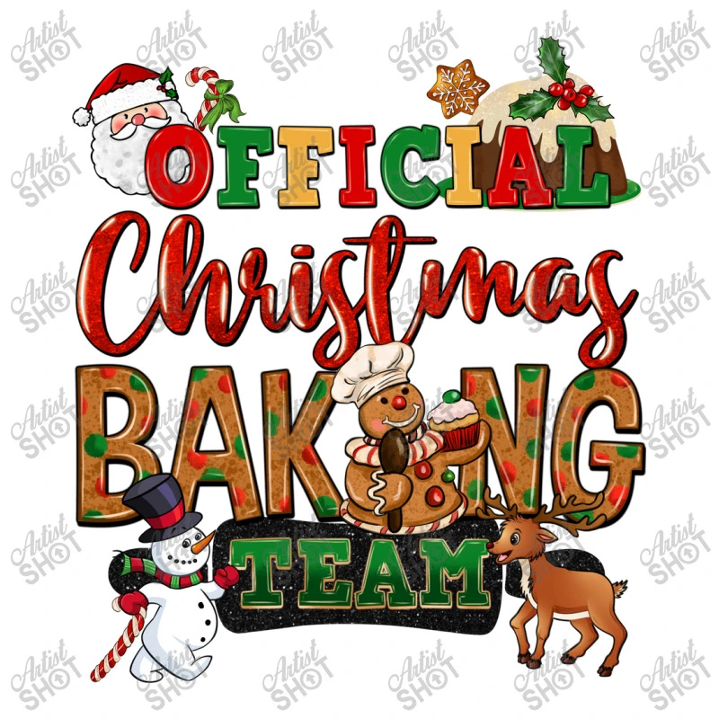 Official Christmas Baking Team Youth Tee 5 Official Christmas Baking Team Youth Tee - Image 5