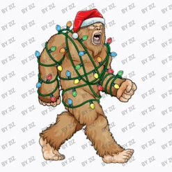 Bigfoot Santa Christmas Tree Lights Xmas Sasquatch T-Shirt 9 Bigfoot Santa Christmas Tree Lights Xmas Sasquatch T-Shirt -Santa Clothing Shop d.2526186600.25069008.s3.1 f9f9fb Wml6 800x800 1