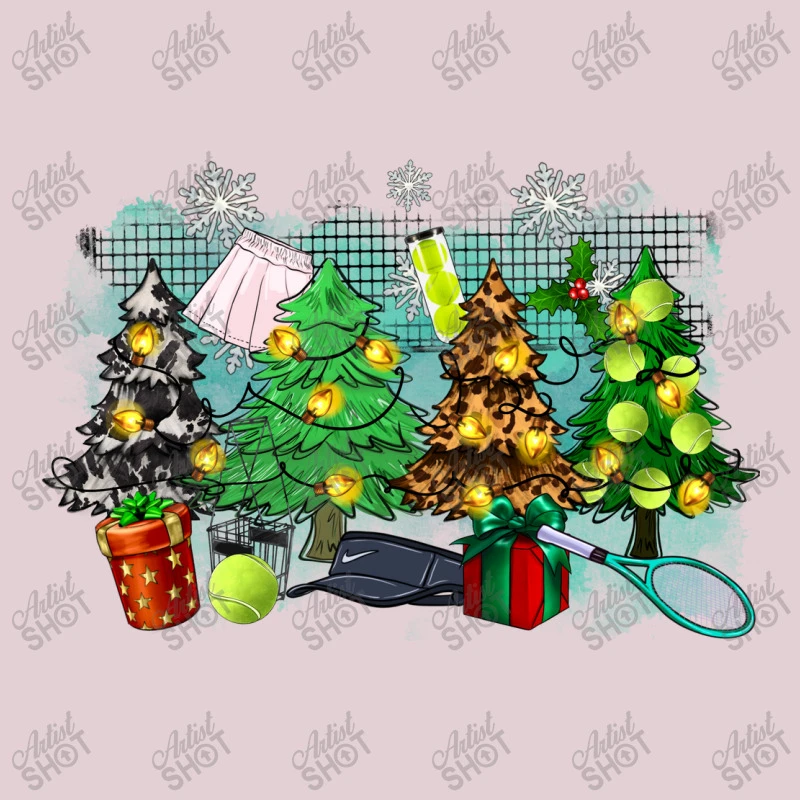 Christmas Trees With Tennis Ladies Fitted T-Shirt 5 Christmas Trees With Tennis Ladies Fitted T-Shirt - Image 5