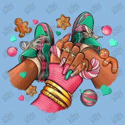 Pink Christmas Black Girl Sneakers Youth Tee -Santa Clothing Shop d.2526264526.25083372.s3.1 8bb8de YXJ0aXN0c2hvdA 800x800 1