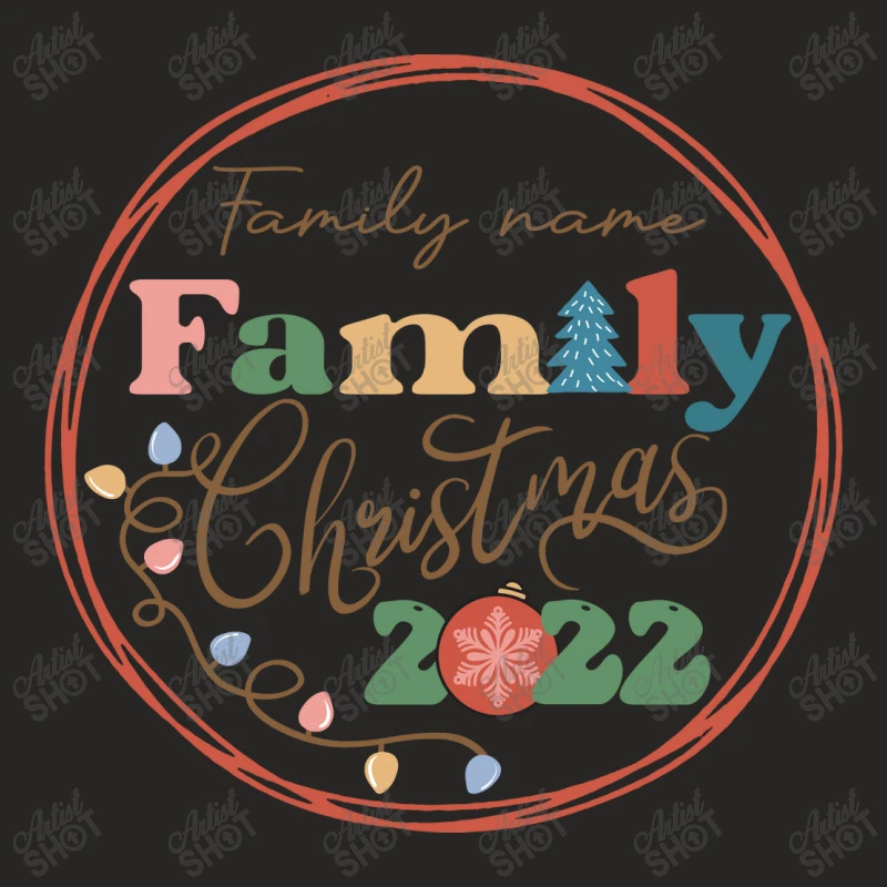 Crm21112206 (family Name) Family Christmas 2022 Sv Ladies Fitted T-Shirt 5 Crm21112206 (family Name) Family Christmas 2022 Sv Ladies Fitted T-Shirt - Image 5