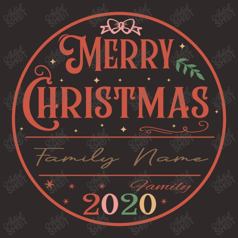 Crm21112209 Merry Christmas (family Name) Family 2 Racerback Tank 5 Crm21112209 Merry Christmas (family Name) Family 2 Racerback Tank - Image 5