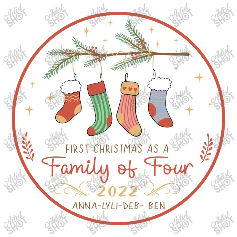 Crm21112211 First Christmas As A Family Of (number Youth Tee 5 Crm21112211 First Christmas As A Family Of (number Youth Tee - Image 5