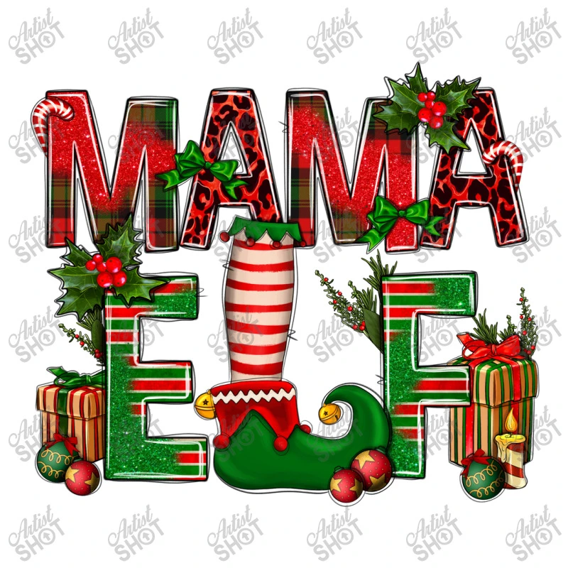 Christmas Mama Elf Youth Sweatshirt 5 Christmas Mama Elf Youth Sweatshirt - Image 5