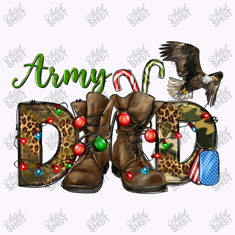 Christmas Army Dad Tank Top 5 Christmas Army Dad Tank Top - Image 5