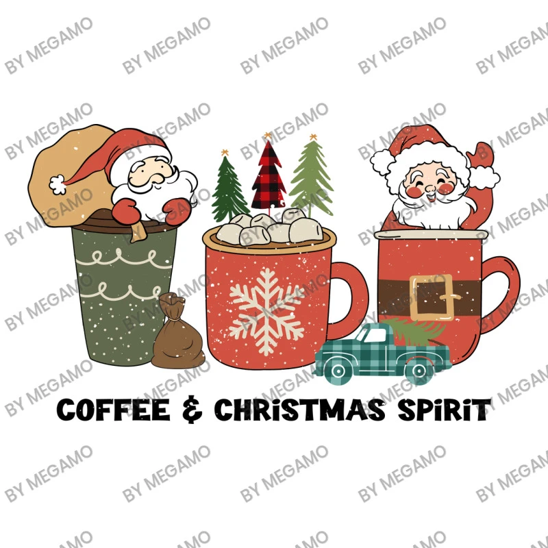 Coffee & Christmas Spirit Svg Youth Tee 5 Coffee & Christmas Spirit Svg Youth Tee - Image 5