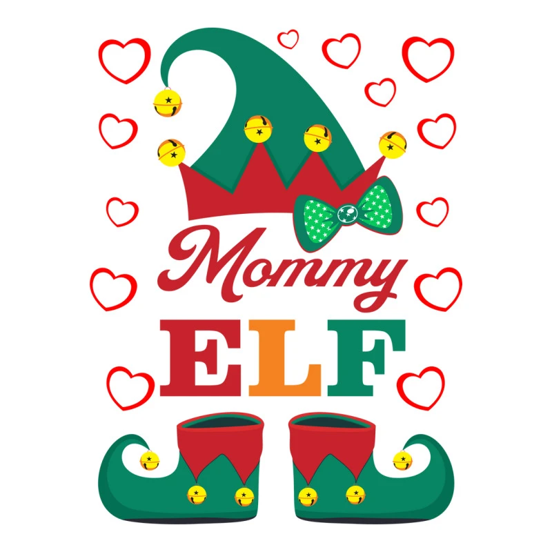 Elf Mommy Elf Christmas Youth Sweatshirt 5 Elf Mommy Elf Christmas Youth Sweatshirt - Image 5
