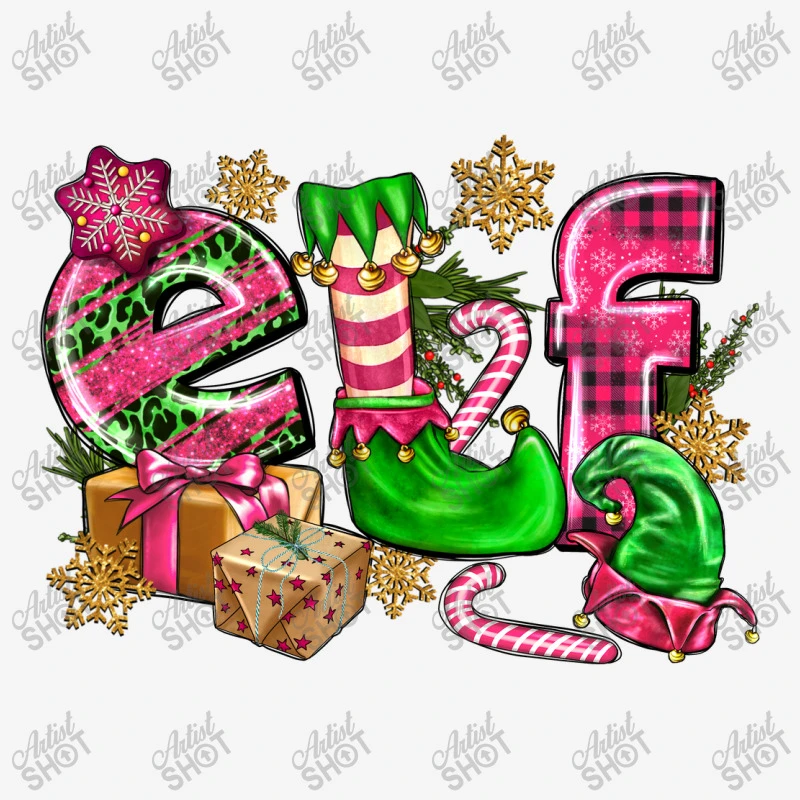 Pink Christmas Elf Baby Bibs 2 Pink Christmas Elf Baby Bibs - Image 2