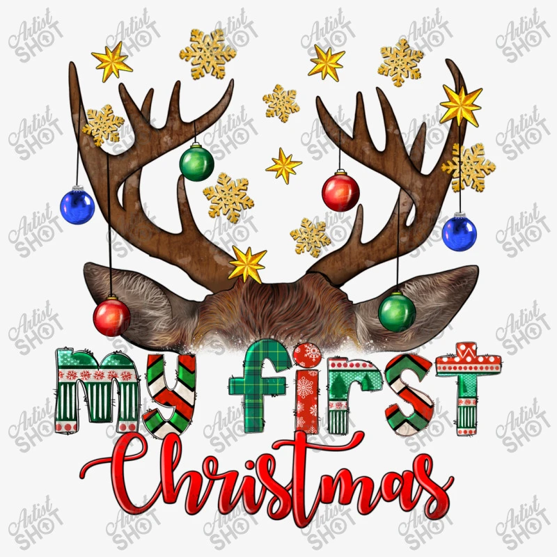 My First Christmas Ladies Fitted T-Shirt 5 My First Christmas Ladies Fitted T-Shirt - Image 5