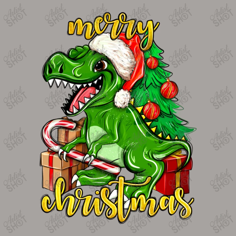 Merry Christmas T-Rex Racerback Tank 5 Merry Christmas T-Rex Racerback Tank - Image 5