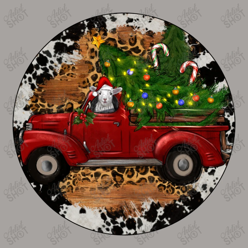 Farm Truck Christmas Racerback Tank 5 Farm Truck Christmas Racerback Tank - Image 5