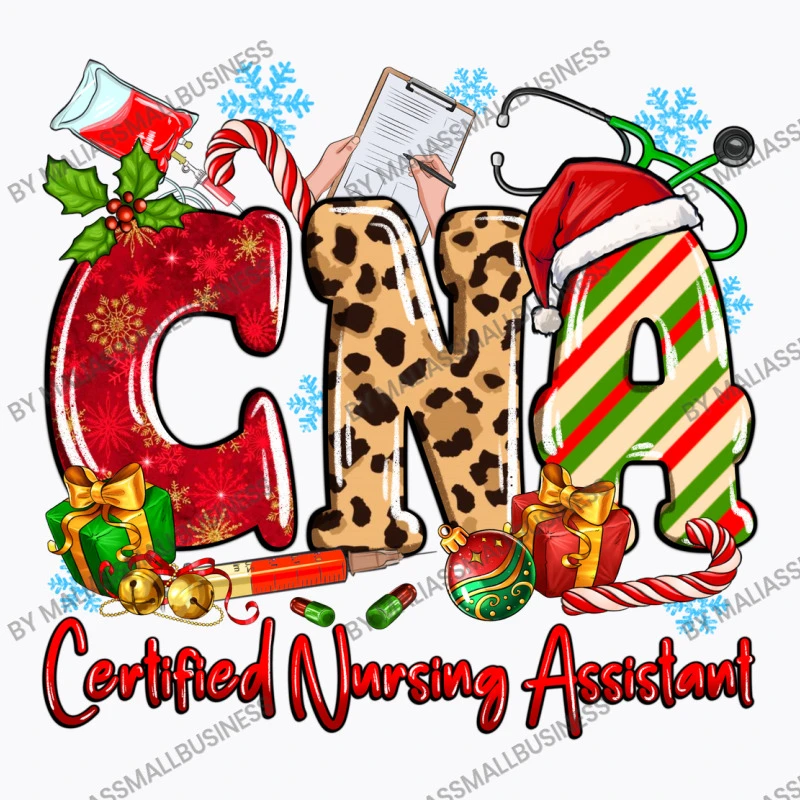 CNA Certified Nursing Assistant Christmas T-Shirt 5 CNA Certified Nursing Assistant Christmas T-Shirt - Image 5