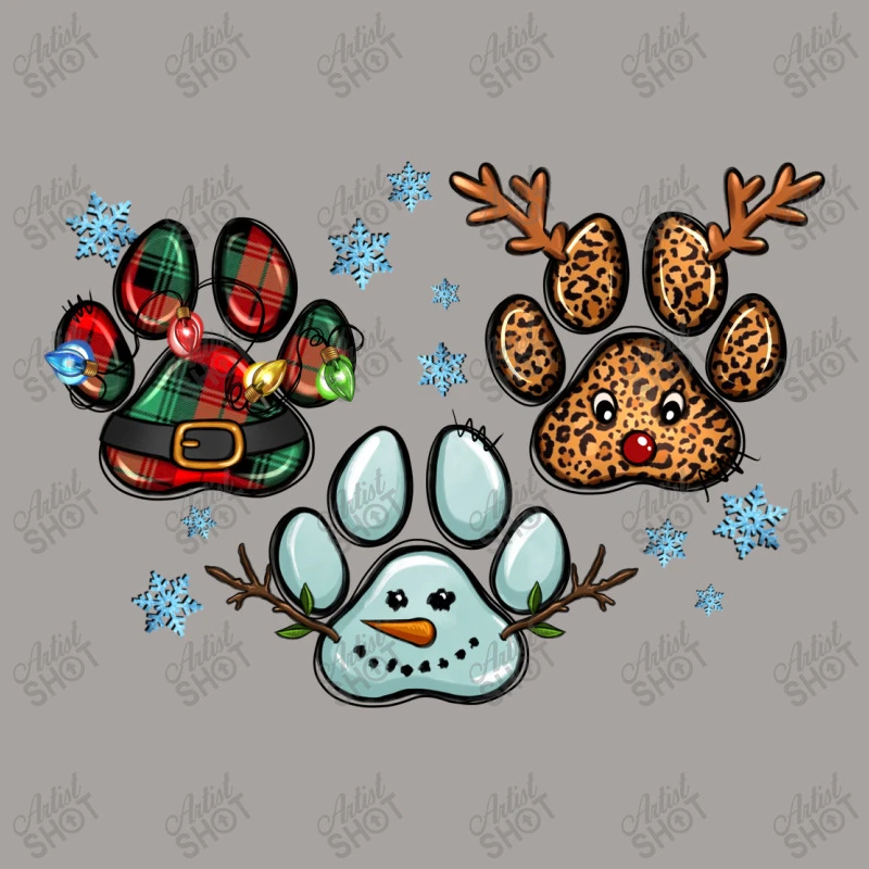 Christmas Paws Racerback Tank 5 Christmas Paws Racerback Tank - Image 5