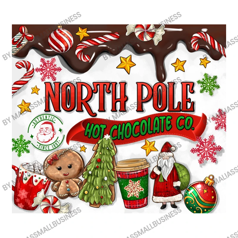 North Pole Hot Chocolate Christmas Unisex Hoodie 5 North Pole Hot Chocolate Christmas Unisex Hoodie - Image 5