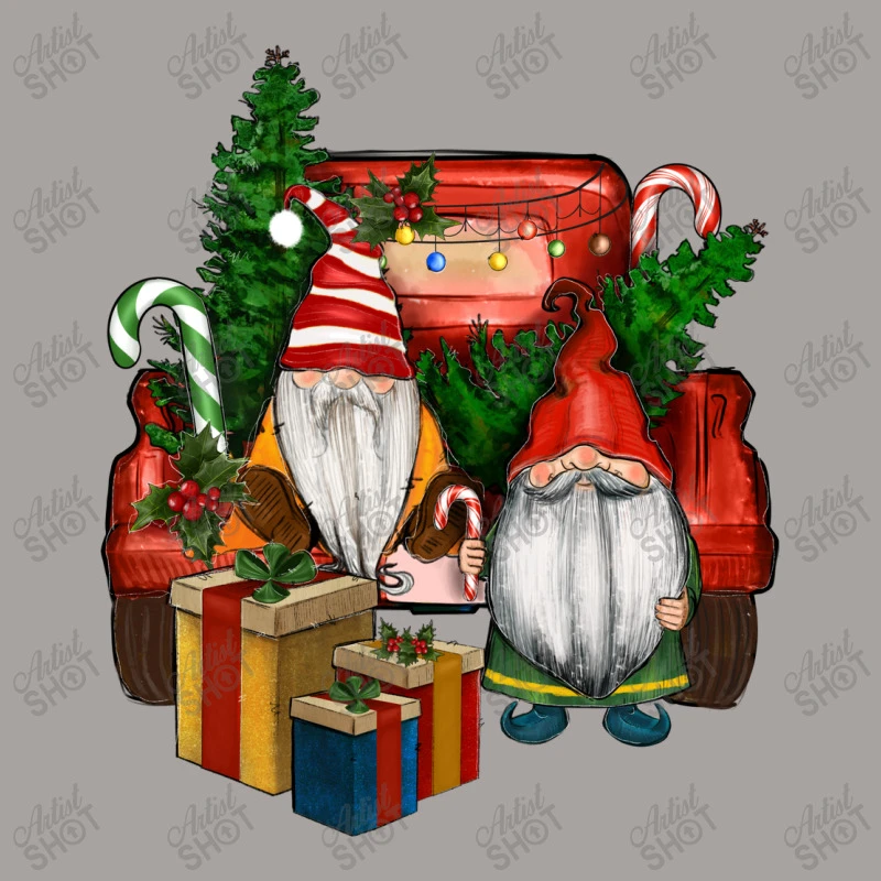 Christmas Truck And Gnome Racerback Tank 5 Christmas Truck And Gnome Racerback Tank - Image 5