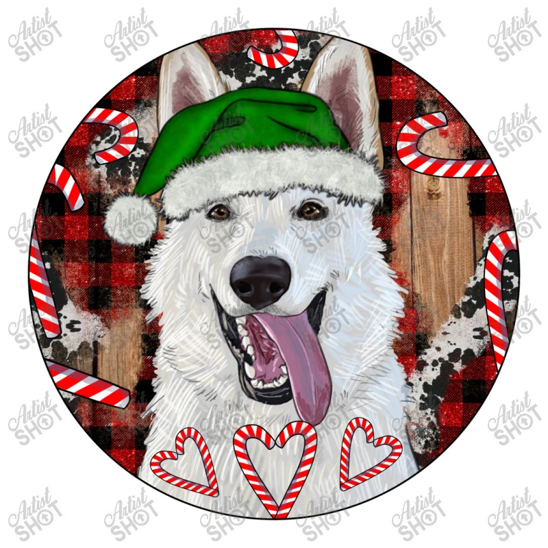 Christmas White Shepherd With Buffalo Plaid Youth Sweatshirt 5 Christmas White Shepherd With Buffalo Plaid Youth Sweatshirt - Image 5