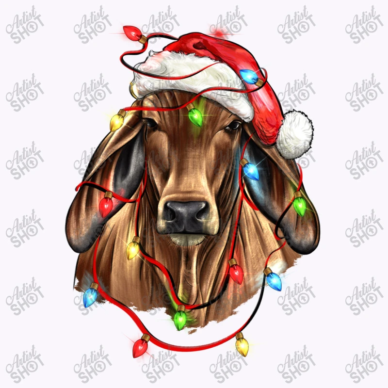 Christmas Brahman Cow Tank Top 5 Christmas Brahman Cow Tank Top - Image 5