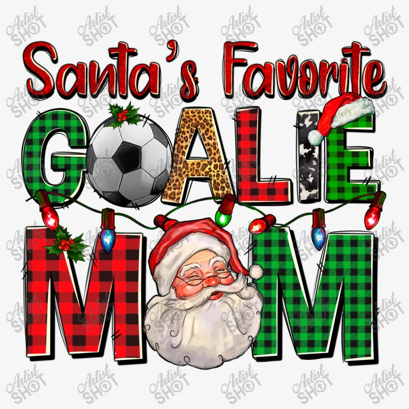 Santa's Favorite Soccer Goalie Mom Christmas Slide Sandal 4 Santa's Favorite Soccer Goalie Mom Christmas Slide Sandal - Image 4