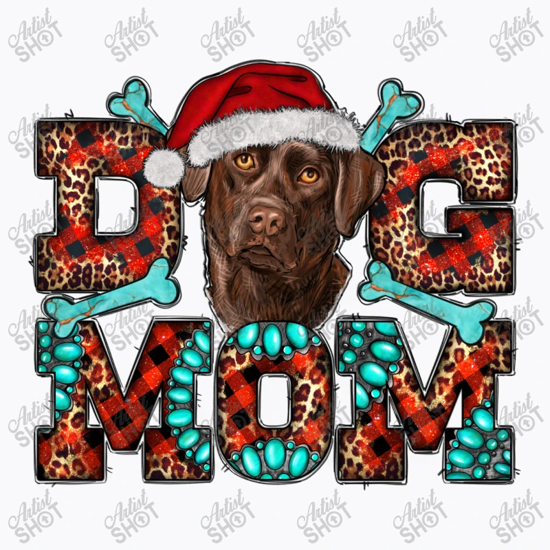 Christmas Labrador Dog Mom T-Shirt 5 Christmas Labrador Dog Mom T-Shirt - Image 5