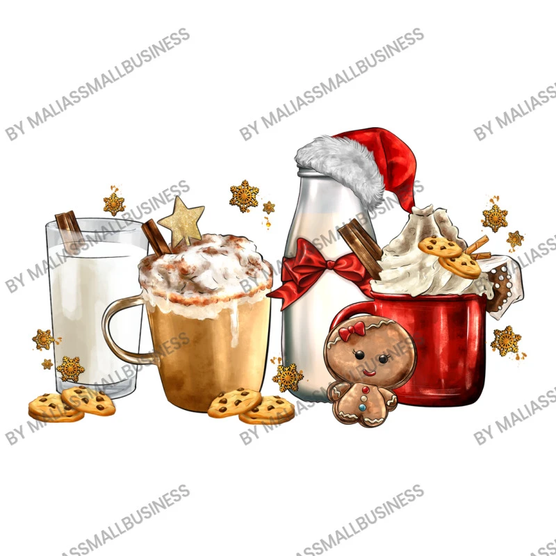 Christmas Milk And Cookie Latte Coffee Cups Youth Tee 5 Christmas Milk And Cookie Latte Coffee Cups Youth Tee - Image 5