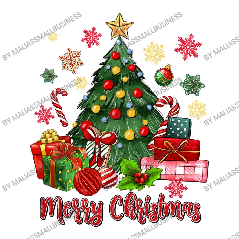 Merry Christmas Tree With Gift Box Youth Sweatshirt 5 Merry Christmas Tree With Gift Box Youth Sweatshirt - Image 5