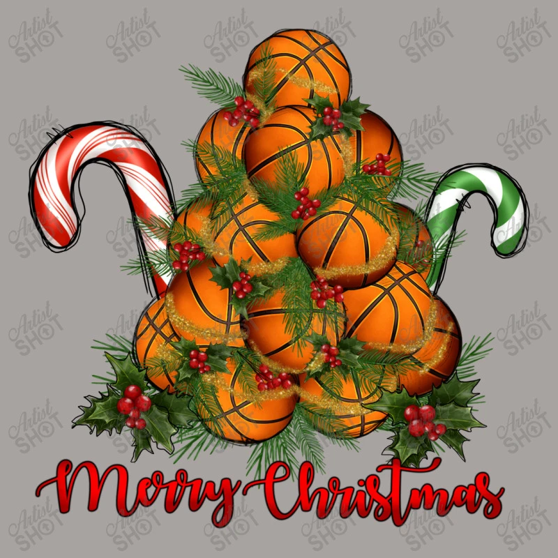 Merry Christmas Basketball Racerback Tank 5 Merry Christmas Basketball Racerback Tank - Image 5