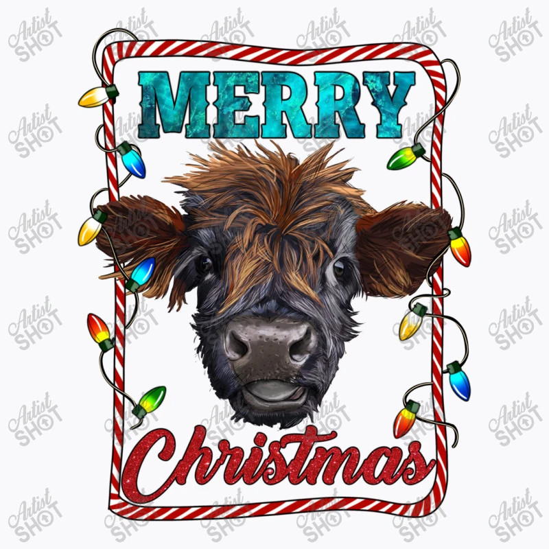 Merry Christmas Calf T-Shirt 5 Merry Christmas Calf T-Shirt - Image 5