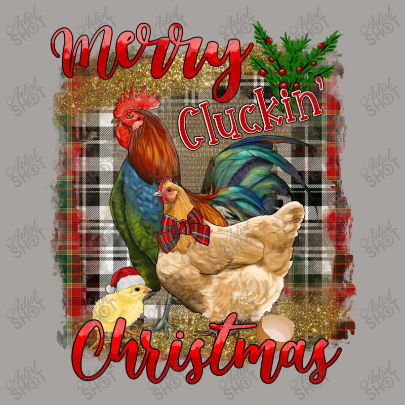 Merry Cluckin' Christmas Racerback Tank 5 Merry Cluckin' Christmas Racerback Tank - Image 5