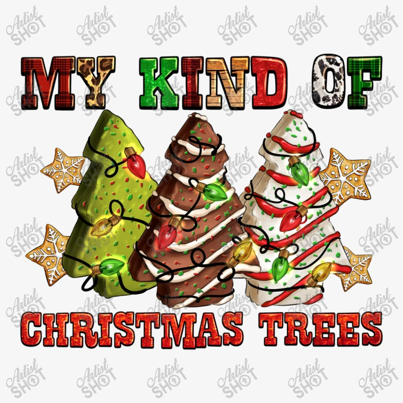 My Kind Of Christmas Trees Ladies Fitted T-Shirt 5 My Kind Of Christmas Trees Ladies Fitted T-Shirt - Image 5