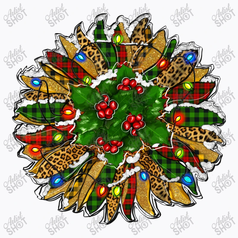 Leopard Christmas Sunflower T-Shirt 5 Leopard Christmas Sunflower T-Shirt - Image 5