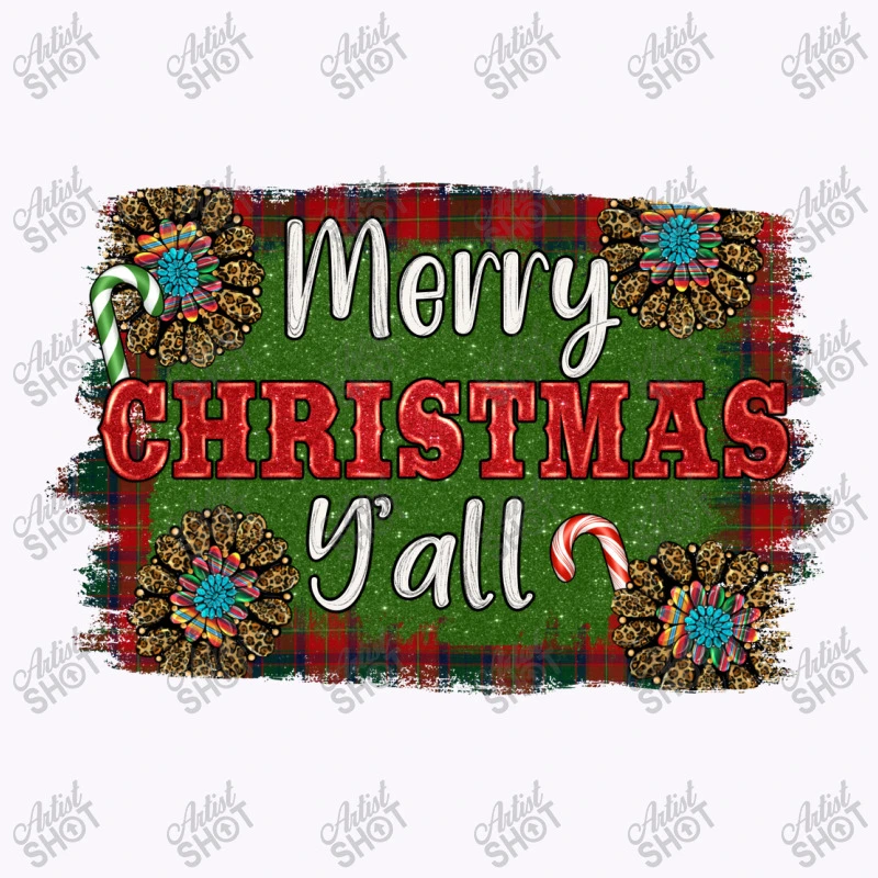 Merry Christmas Y'all Tank Top 5 Merry Christmas Y'all Tank Top - Image 5