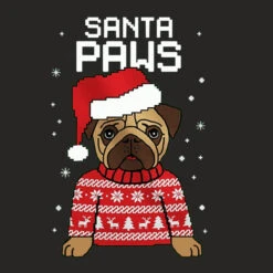 Santa Paws Merry Christmas Ladies Fitted T-Shirt -Santa Clothing Shop d.2526811250.25097379.s3.1 272624 bm9uZQ 800x800 1