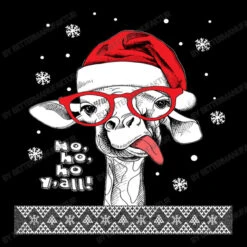 Ugly Christmas Llama Santa Xmas Llama Alpaca G Women's V-Neck T-Shirt -Santa Clothing Shop d.2527015605.25089433.s3.1 000000 QmV0dGVyTWFudWZha3R1cg 800x800 1