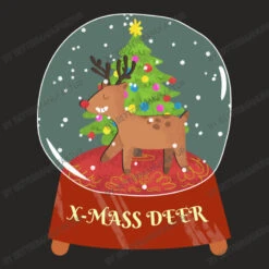 Snow Globe Reindeer Christmas Tree Believe Rudolph Ladies Fitted T-Shirt -Santa Clothing Shop d.2527022163.25094023.s3.1 272624 QmV0dGVyTWFudWZha3R1cg 800x800 1