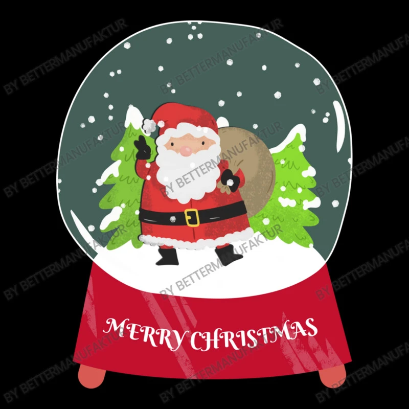 Snow Globe Santa Claus Christmas Tree Believe Xmas Women's V-Neck T-Shirt 5 Snow Globe Santa Claus Christmas Tree Believe Xmas Women's V-Neck T-Shirt - Image 5
