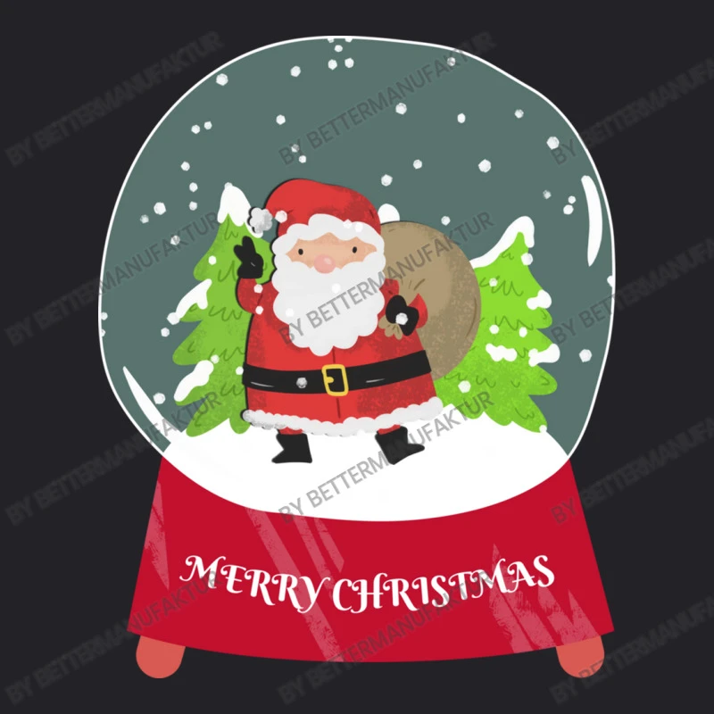 Snow Globe Santa Claus Christmas Tree Believe Xmas Youth Tee 5 Snow Globe Santa Claus Christmas Tree Believe Xmas Youth Tee - Image 5