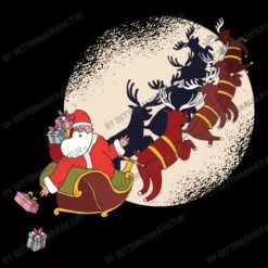 Santa Riding Reindeers Funny Christmas Xmas Matchi Youth Hoodie -Santa Clothing Shop d.2527027224.25095618.s3.1 000000 QmV0dGVyTWFudWZha3R1cg 800x800 1