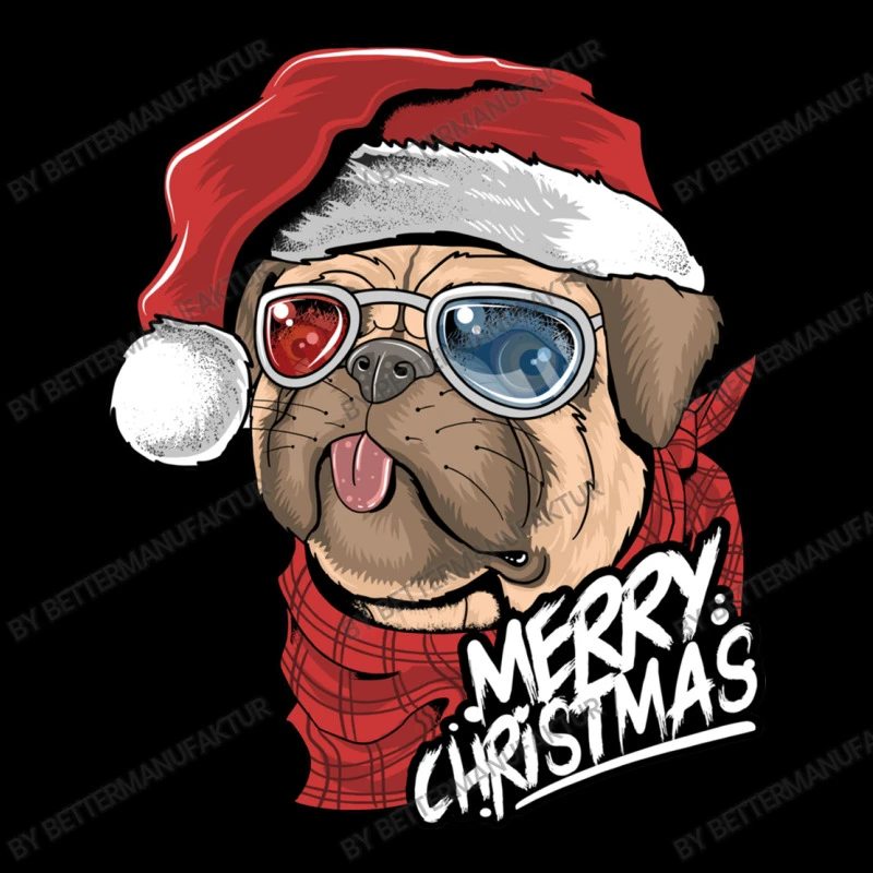 Santa Pug Christmas Merry Pugmas Dog Lover Xma Women's V-Neck T-Shirt 5 Santa Pug Christmas Merry Pugmas Dog Lover Xma Women's V-Neck T-Shirt - Image 5
