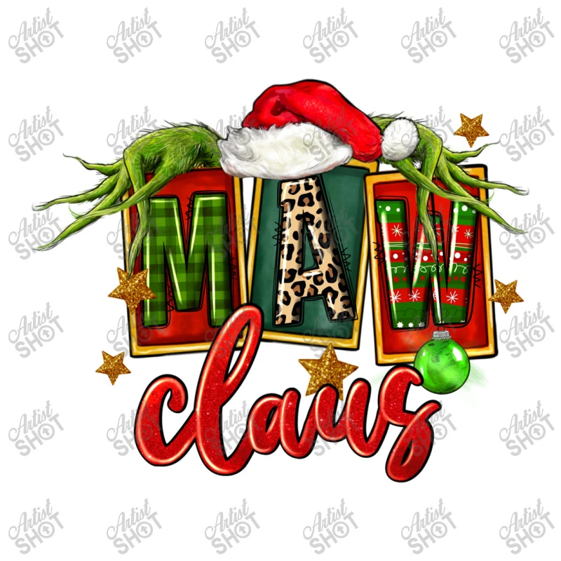 Christmas Maw Claus Crop Top 3 Christmas Maw Claus Crop Top - Image 3