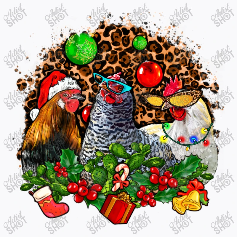 Christmas Party And Chickens T-Shirt 5 Christmas Party And Chickens T-Shirt - Image 5