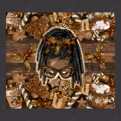 Afro Messy Bun Locs Ponytail Melanin Christmas Ladies Curvy T-Shirt 5 Afro Messy Bun Locs Ponytail Melanin Christmas Ladies Curvy T-Shirt -Santa Clothing Shop d.2527104468.25097375.s3.1 39373a SFJBIERlc2lnbiBTaG9w 800x800 1