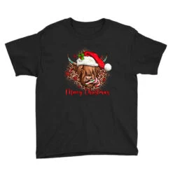 Mooey Christmas Cow Youth Tee -Santa Clothing Shop pd.2288722254.37.23350394.s3.1 front black ffffff none x7.1y7.1 114.8 800x800 1