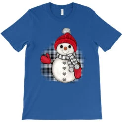 Grey Christmas Snowman T-Shirt -Santa Clothing Shop pd.2293750907.24.23350129.s3.1 front royal blue ffffff none x6y6 168 800x800 1