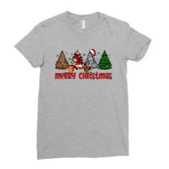 Merry Christmas Tree Ladies Fitted T-Shirt -Santa Clothing Shop pd.2294166826.36.23350010.s3.1 front heather grey ffffff none x8.6y8.6 136.8 800x800 1
