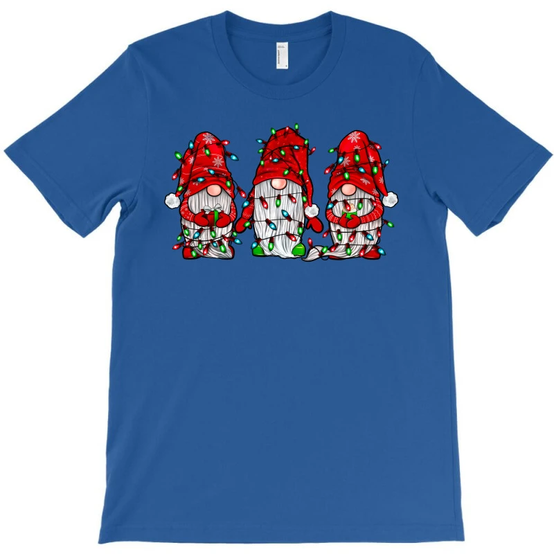 Gnome With Christmas Lights T-Shirt 3 Gnome With Christmas Lights T-Shirt - Image 3